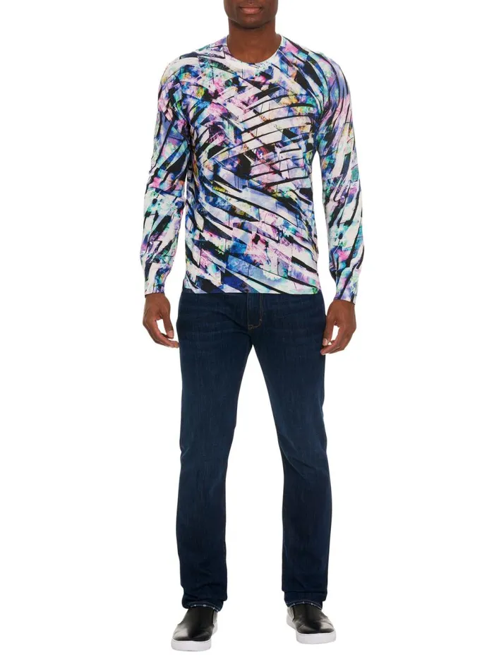 Men Robert Graham Sweaters and Knits TIME TRAVELER SWEATER MULTI