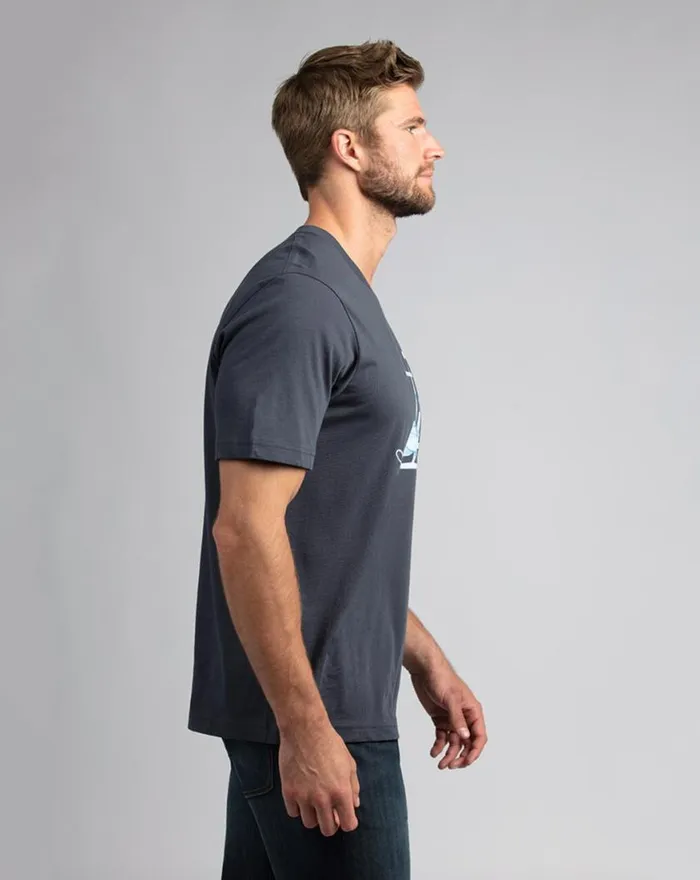 Men ROCKIES ROAD 20 TEE Blue Nights TravisMathew Tees Men ROCKIES ROAD 20 TEE Blue Nights TravisMathew Tees