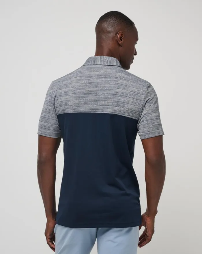 Men ROCKY BEACH POLO Heather Medium Grey TravisMathew Polos