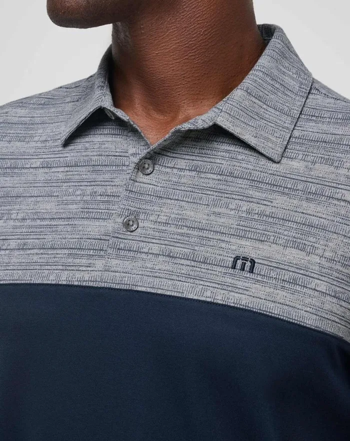 Men ROCKY BEACH POLO Heather Medium Grey TravisMathew Polos