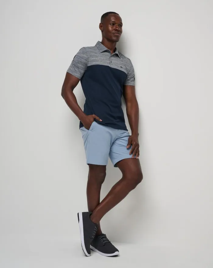 Men ROCKY BEACH POLO Heather Medium Grey TravisMathew Polos