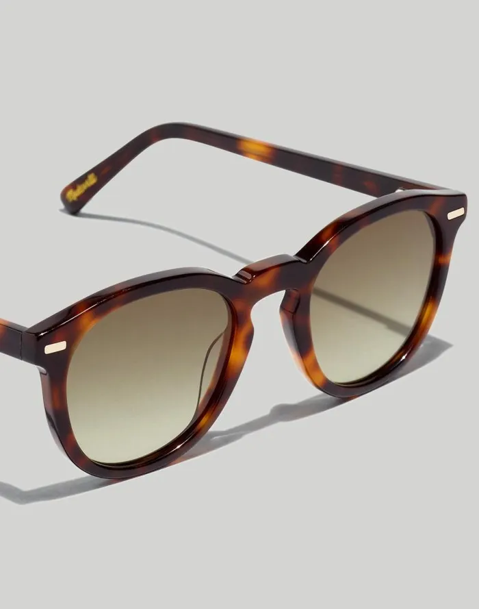 Men Round Acetate Sunglasses Classic Tortoise Mens Madewell Sunglasses