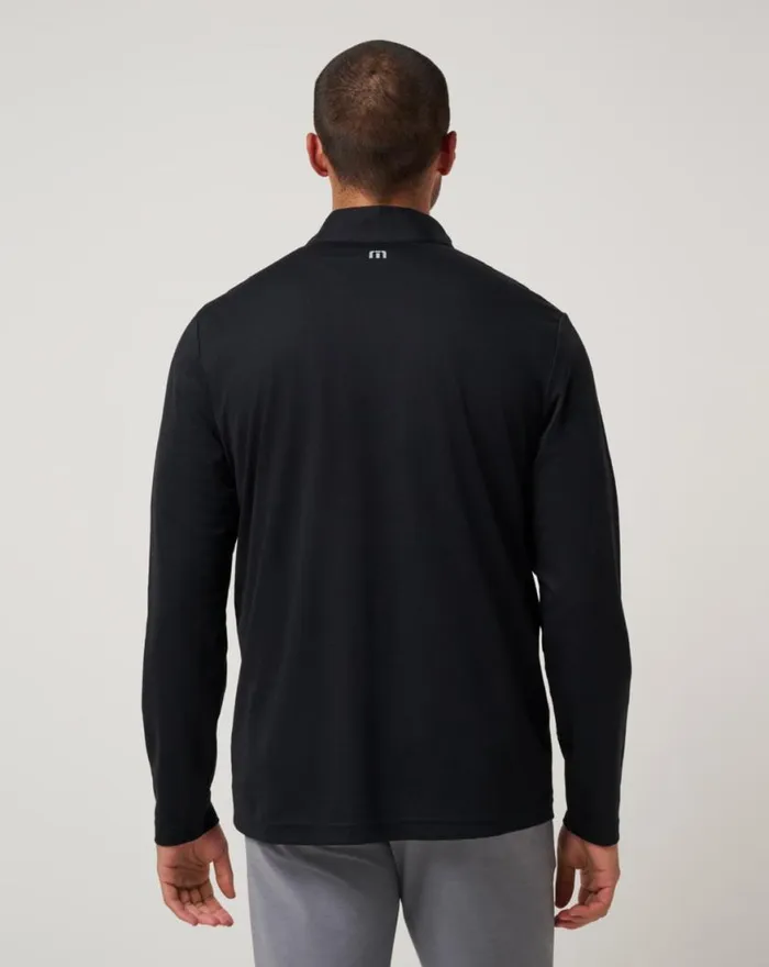 Men SAN DIEGO PADRES TIME TO TAILGATE QUARTER ZIP Black TravisMathew Quarter Zips