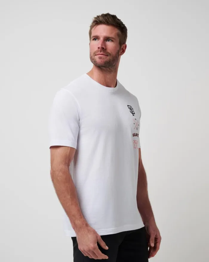 Men SAN FRANCISCO GIANTS SUNSET SLAM 20 TEE White TravisMathew Tees