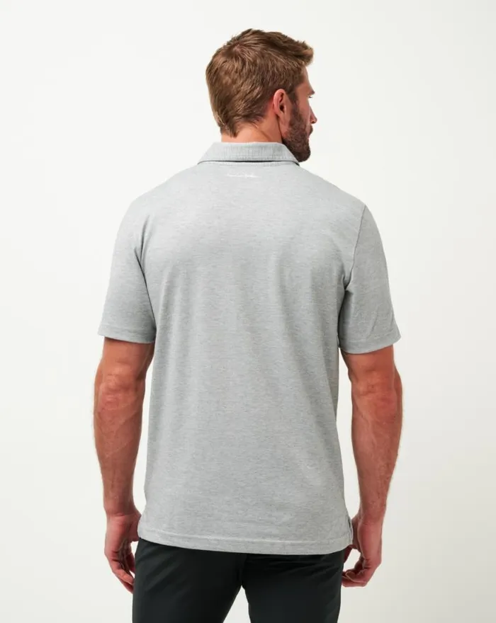 Men SAN FRANCISCO GIANTS THE ZINNA POLO Heather Grey TravisMathew Polos