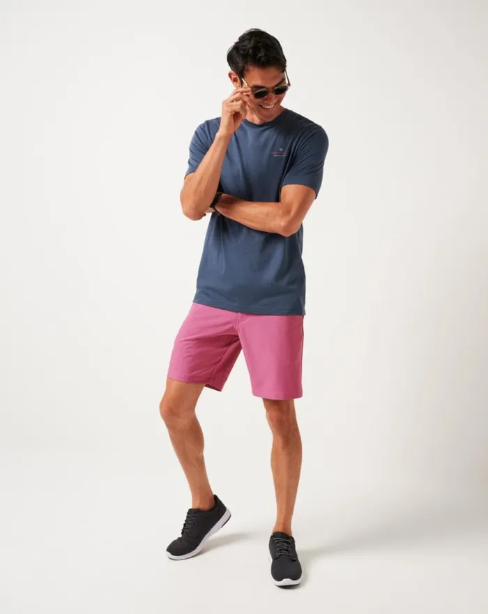 Men SAND HARBOR SHORT 9IN Rose Wine TravisMathew Shorts