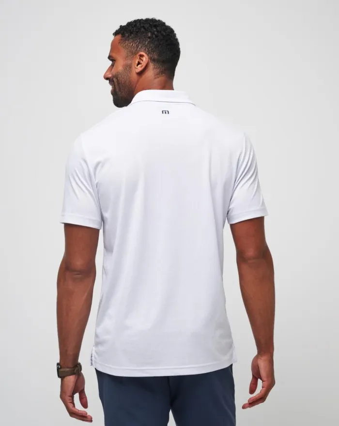 Men SAND SHAKER POLO White TravisMathew Polos