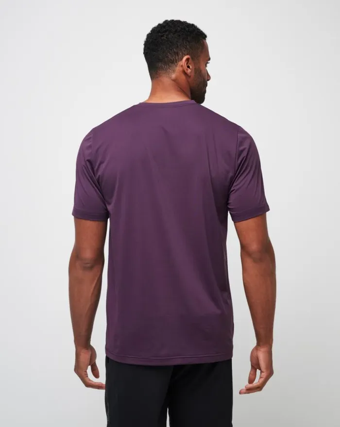 Men SCENIC VISTA ACTIVE TEE Plum TravisMathew Tees