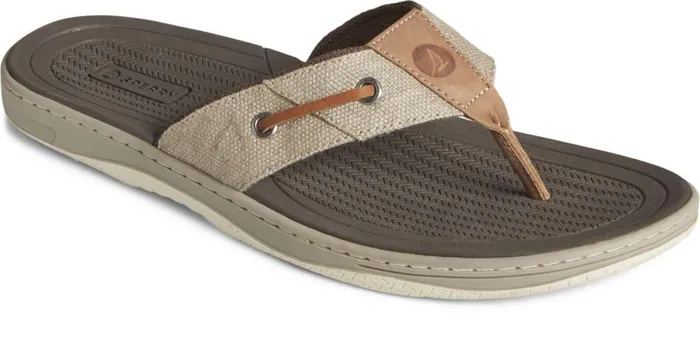 Men SeaCycled Baitfish Baja Flip Flop Taupe Sperry Boots Men SeaCycled Baitfish Baja Flip Flop Taupe Sperry Boots