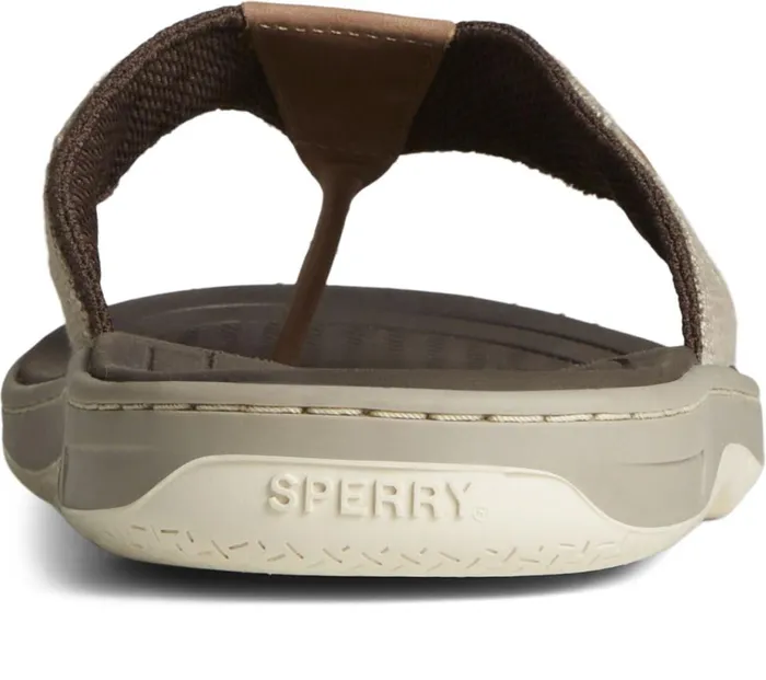 Men SeaCycled Baitfish Baja Flip Flop Taupe Sperry Boots Men SeaCycled Baitfish Baja Flip Flop Taupe Sperry Boots