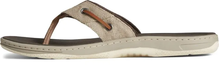 Men SeaCycled Baitfish Baja Flip Flop Taupe Sperry Boots Men SeaCycled Baitfish Baja Flip Flop Taupe Sperry Boots