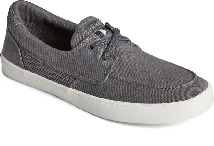 Men SeaCycled Bowery Sneaker Grey Sperry Sneakers Men SeaCycled Bowery Sneaker Grey Sperry Sneakers