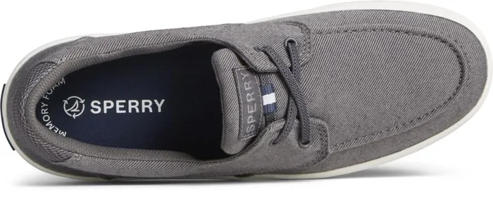 Men SeaCycled Bowery Sneaker Grey Sperry Sneakers Men SeaCycled Bowery Sneaker Grey Sperry Sneakers