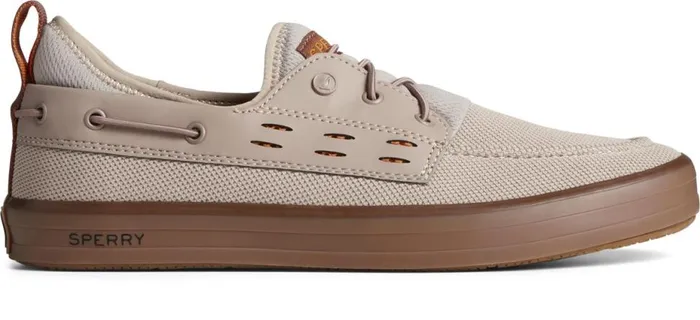 Men SeaCycled Fairlead Boat Sneaker Taupe Sperry Sneakers
