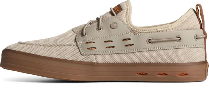 Men SeaCycled Fairlead Boat Sneaker Taupe Sperry Sneakers