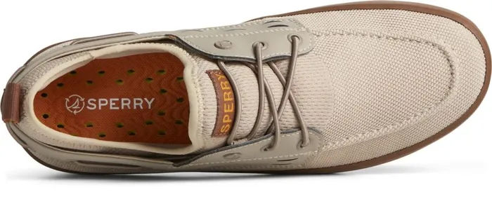 Men SeaCycled Fairlead Boat Sneaker Taupe Sperry Sneakers