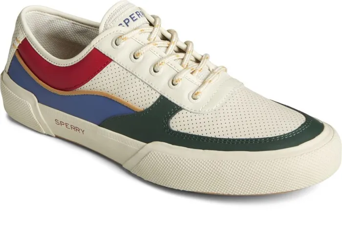 Men SeaCycled Soletide Sneaker Cream Sperry Sneakers Men SeaCycled Soletide Sneaker Cream Sperry Sneakers