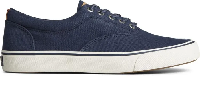 Men SeaCycled Striper II CVO Textile Sneaker Navy Sperry Sneakers