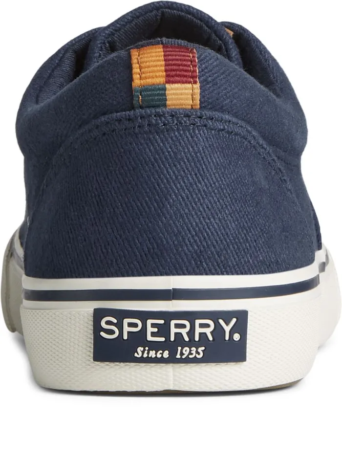 Men SeaCycled Striper II CVO Textile Sneaker Navy Sperry Sneakers Men SeaCycled Striper II CVO Textile Sneaker Navy Sperry Sneakers