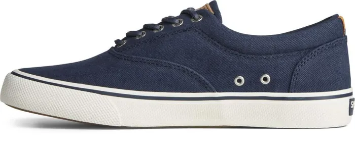 Men SeaCycled Striper II CVO Textile Sneaker Navy Sperry Sneakers Men SeaCycled Striper II CVO Textile Sneaker Navy Sperry Sneakers