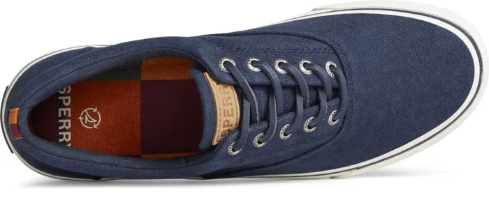 Men SeaCycled Striper II CVO Textile Sneaker Navy Sperry Sneakers Men SeaCycled Striper II CVO Textile Sneaker Navy Sperry Sneakers