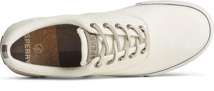 Men SeaCycled Striper II CVO Textile Sneaker White Sperry Sneakers Men SeaCycled Striper II CVO Textile Sneaker White Sperry Sneakers