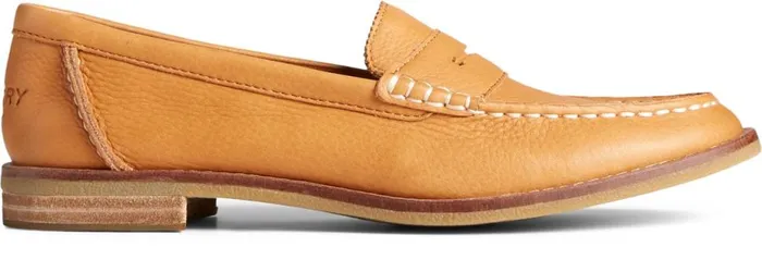 Men Seaport Penny Leather Loafer Tan Sperry Active