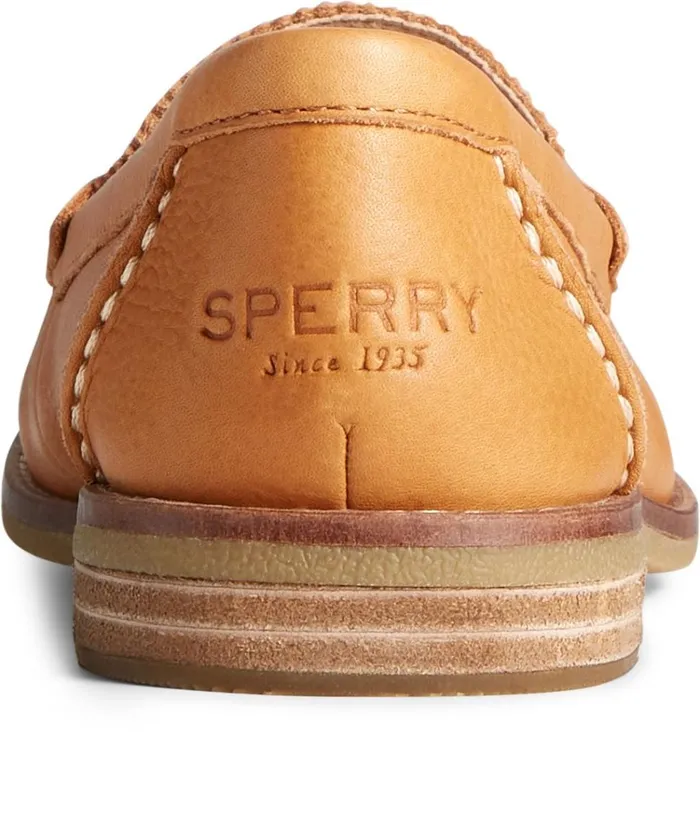 Men Seaport Penny Leather Loafer Tan Sperry Active