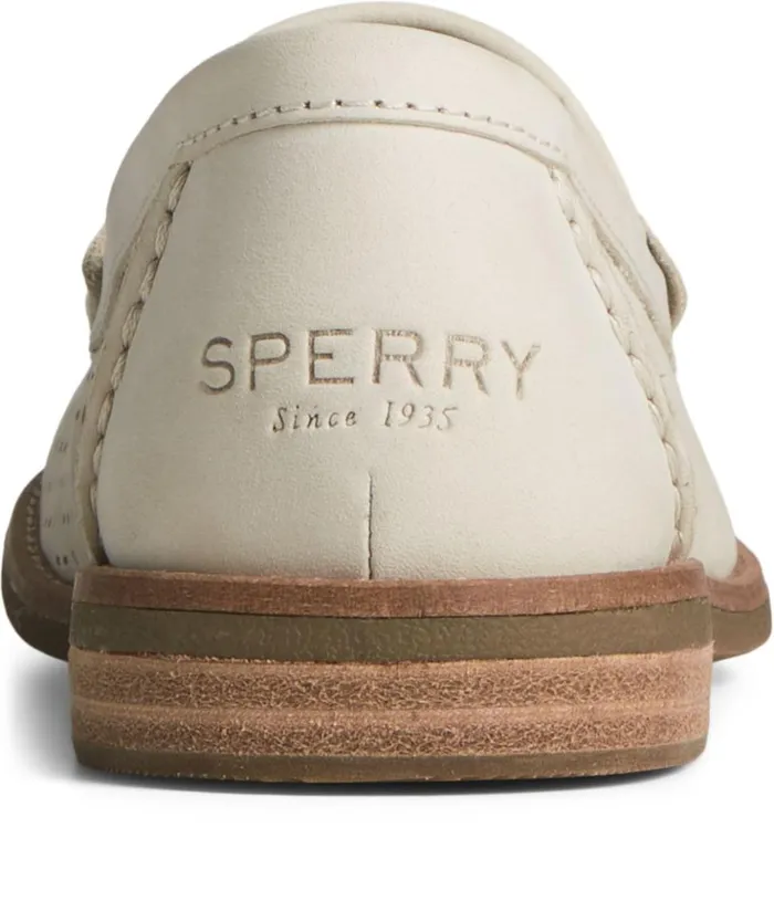Men Seaport Perforated Penny Loafer Ivory Sperry Active Men Seaport Perforated Penny Loafer Ivory Sperry Active