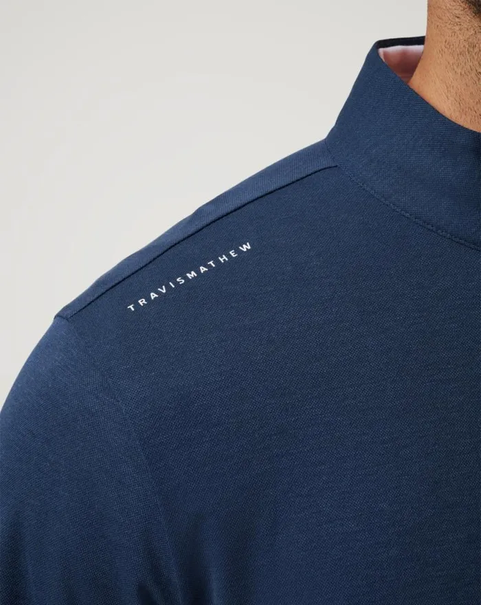 Men SEATTLE MARINERS TIME TO TAILGATE QUARTER ZIP Navy TravisMathew Quarter Zips
