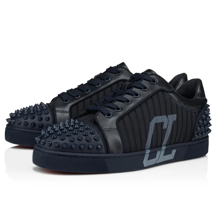 Men Seavaste 2 Varsimax Sneakers 8211 Calf Leather And Jersey Neo Rays 8211 Navy Blue Christian Louboutin Low Top Sneakers Men Seavaste 2 Varsimax Sneakers 8211 Calf Leather And Jersey Neo Rays 8211 Navy Blue Christian Louboutin Low Top Sneakers