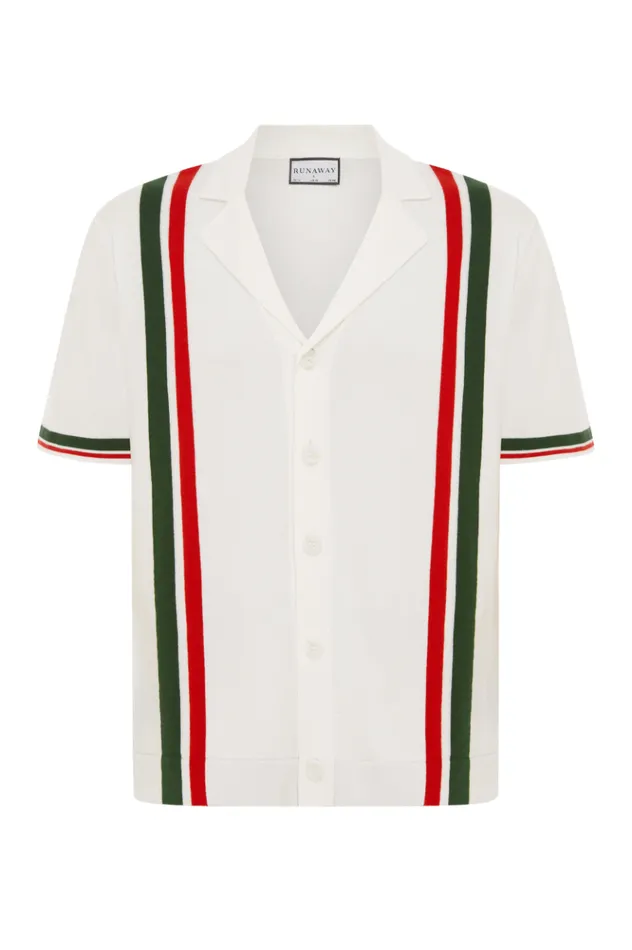 Men Shirts Runaway The Label BENNY SHIRT Khaki Multi