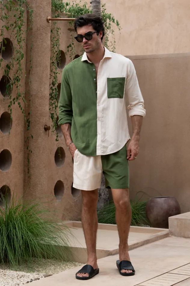 Men Shirts Runaway The Label CALEB SHIRT Khakisand