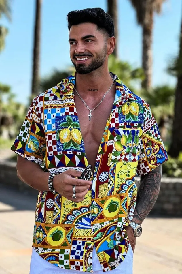 Men Shirts Runaway The Label DENNIS SHIRT Phaedra Print