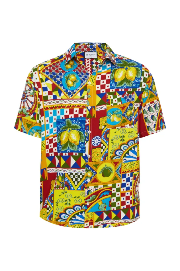 Men Shirts Runaway The Label DENNIS SHIRT Phaedra Print