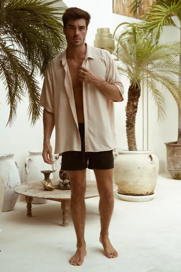 Men Shirts Runaway The Label JAYDEN SHIRT Sand