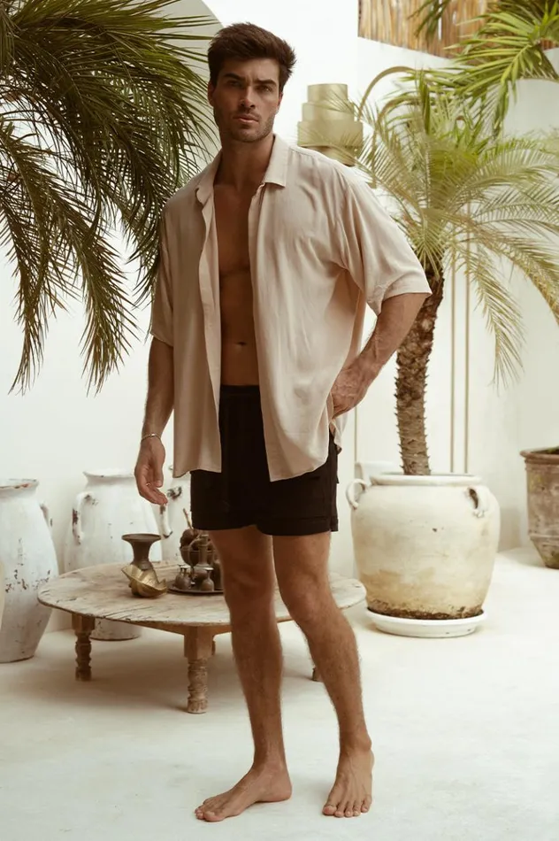 Men Shirts Runaway The Label JAYDEN SHIRT Sand