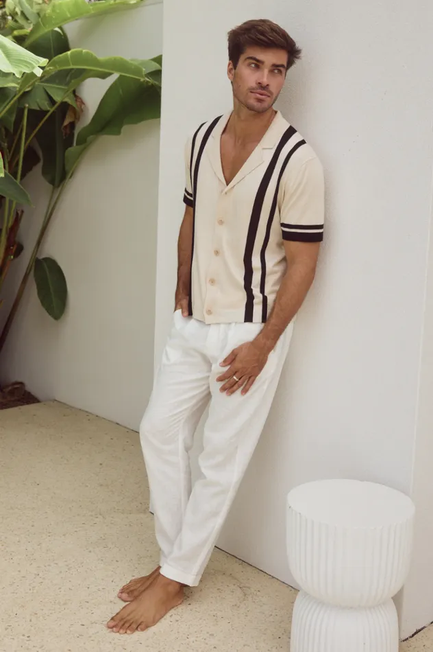 Men Shirts Runaway The Label JOSHUA SHIRT Sandblack