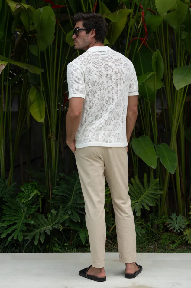 Men Shirts Runaway The Label KENETH SHIRT White