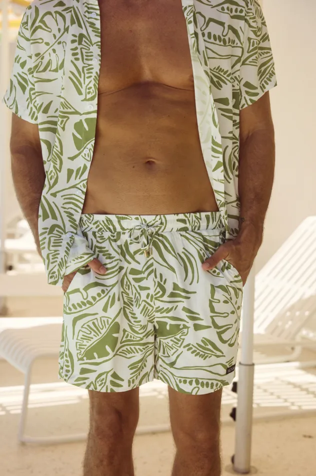 Men Shorts Runaway The Label MASON SHORT Santino Olive