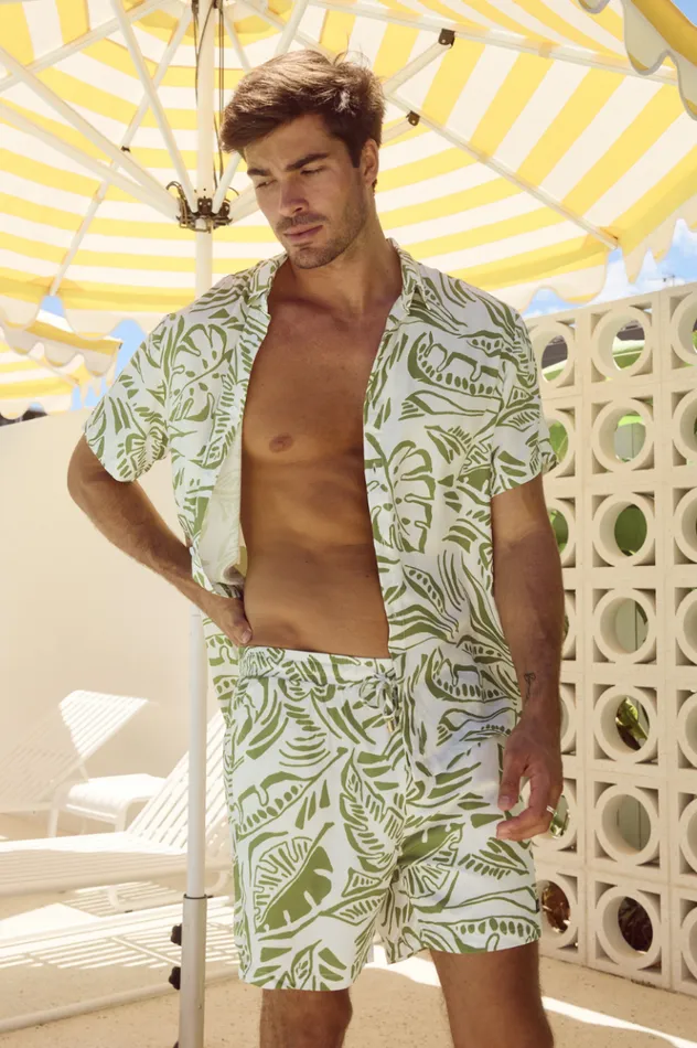 Men Shorts Runaway The Label MASON SHORT Santino Olive