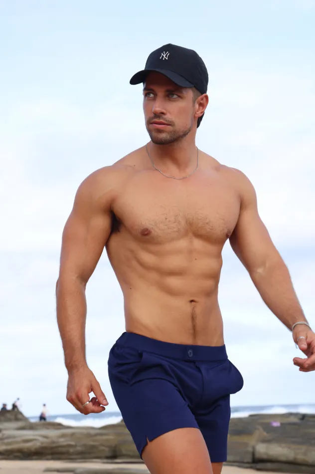 Men Shorts Runaway The Label ROMONO SHORT Navy