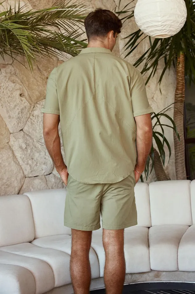 Men Shorts Runaway The Label SATORI SHORT Khaki