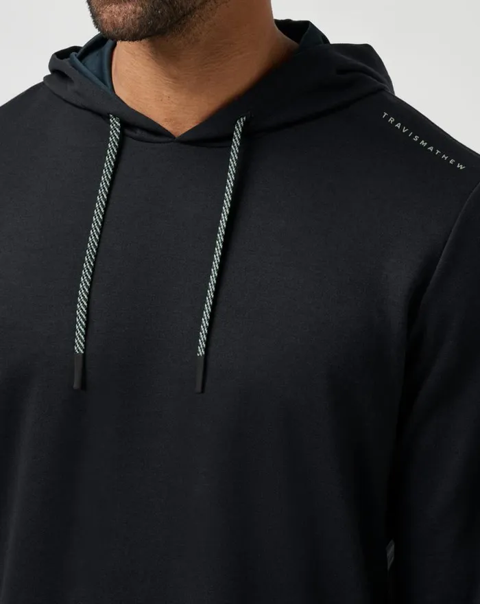 Men SIDESLIP HOODIE Black TravisMathew Hoodies and Sweatshirts