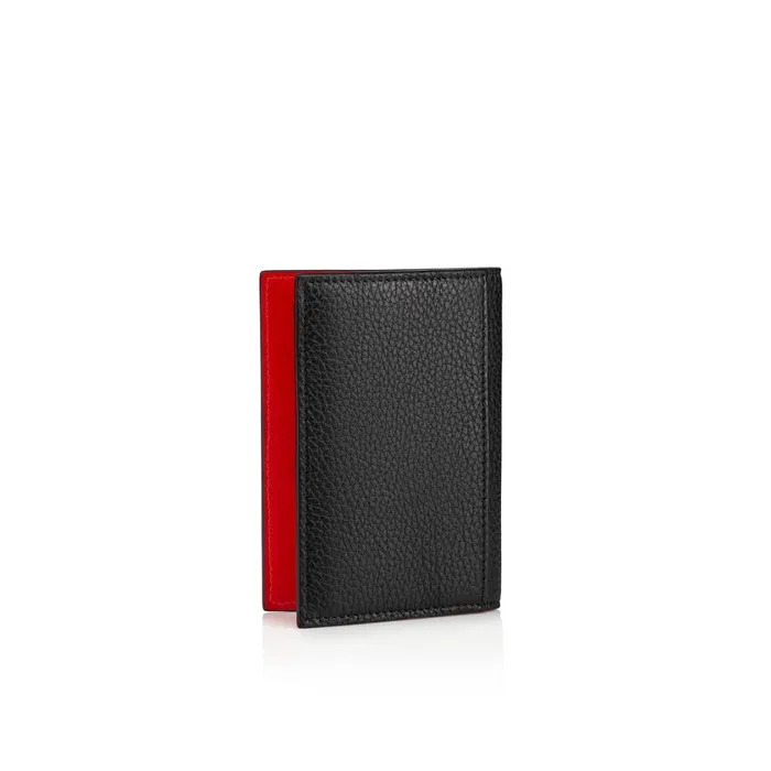 Men Sifnos Card Holder 8211 Rubber And Grained Calf Leather 8211 Loubi Loubi Christian Louboutin Wallets and Cardholders
