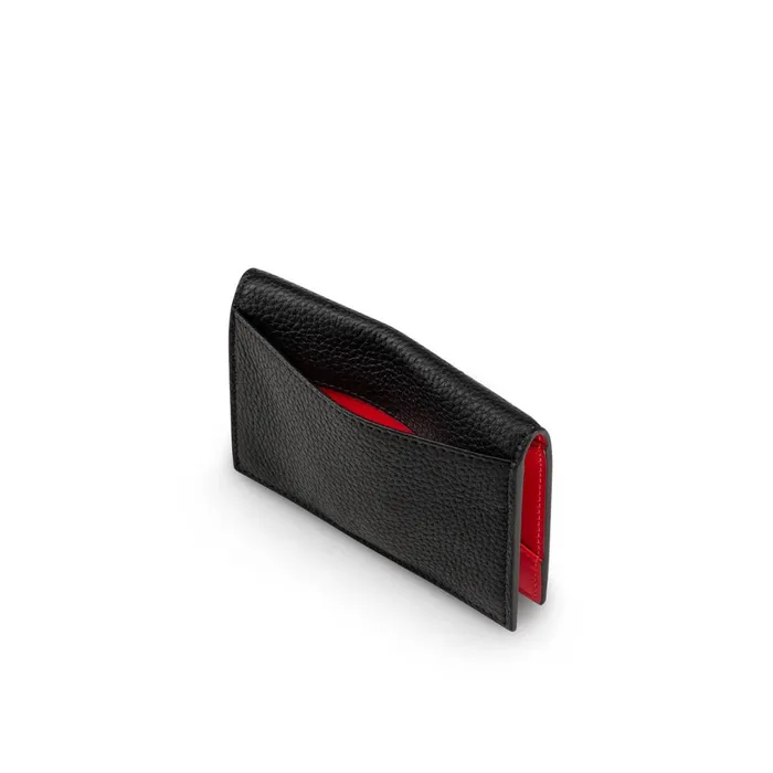 Men Sifnos Card Holder 8211 Rubber And Grained Calf Leather 8211 Loubi Loubi Christian Louboutin Wallets and Cardholders