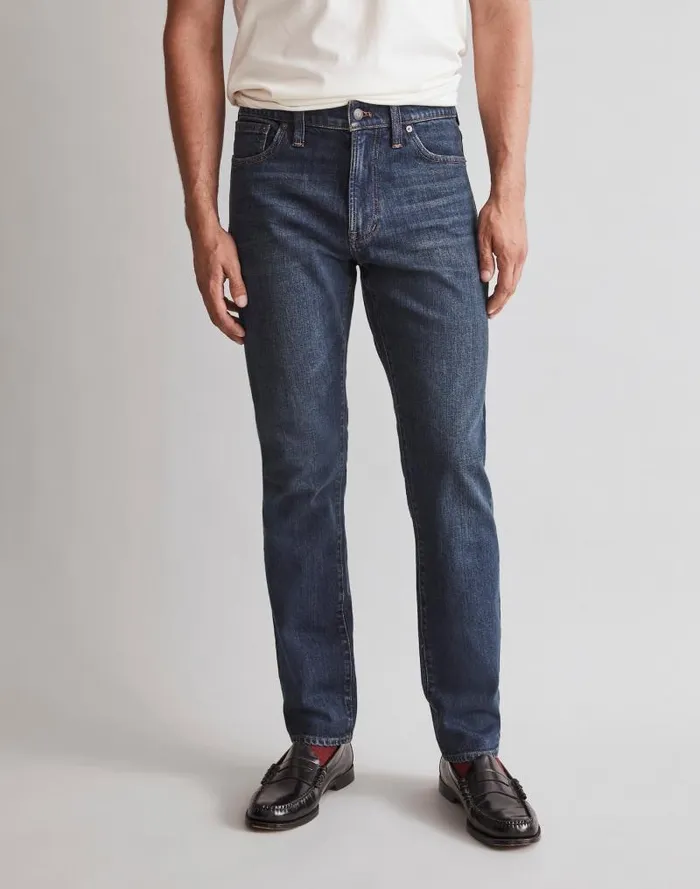 Men Slim Jeans Stratfield Wash Madewell Jeans