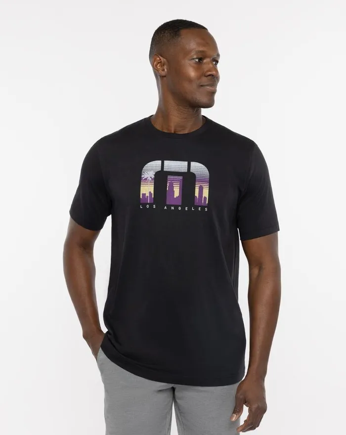 Men SOCAL TEE Black TravisMathew Tees