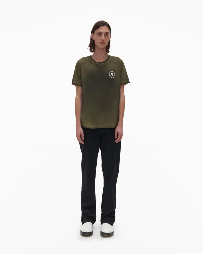 Men Sprayed Tee Birch Greencharcoal Helmut Lang TShirts