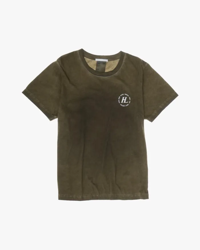 Men Sprayed Tee Birch Greencharcoal Helmut Lang TShirts